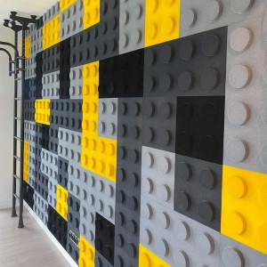 PIANKOWE PANELE ŚCIENNE KLOCKI BLOCK - STWÓRZ SWÓJ ZESTAW - FOAM WALL