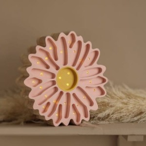 LITTLE LIGHTS - DAISY LAMP POWDER PINK