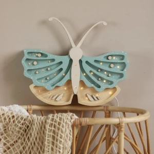 LITTLE LIGHTS - BUTTERFLY LAMP BLUE JAY 