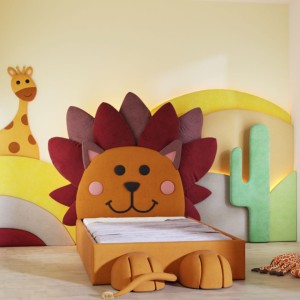 ŁÓŻKO TAPICEROWANE LEW LIONLUX