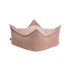 MEOW BABY - PUFA KWADRATOWA SZTRUKSOWA AESTHETIC PUDROWY RÓŻ