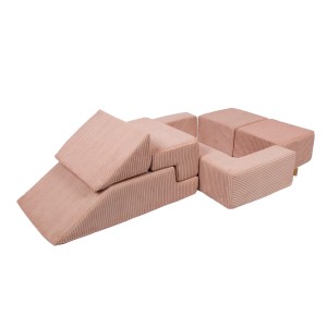 MEOW BABY - SOFA BRICKS AESTHETIC PUDROWY RÓŻ