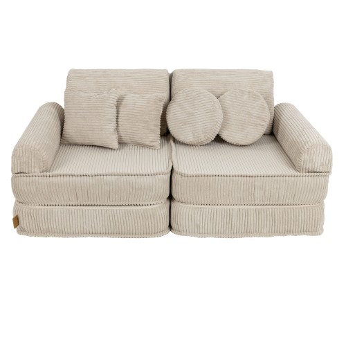 SOFA DZIECIĘCA MODUŁOWA ECRU POCKET PLUS