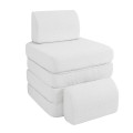 POCKET SOFA BASIC BOUCLE BIAŁA