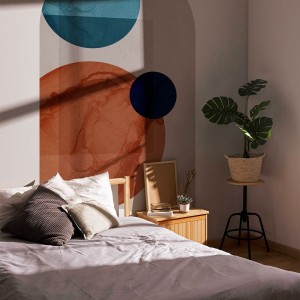 NAKLEJKA W KSZTAŁCIE ŁUKU ABSTRAKCJA - YOKO DESIGN
