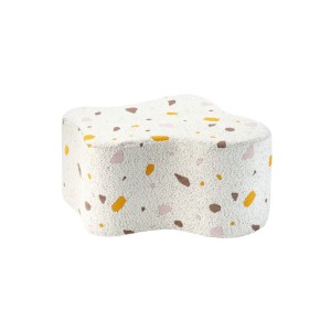 Mała pufka dla dziecka Cloud Terrazzo Marble - Wigiwama