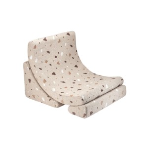 Fotel pufa dla dziecka Moon Terrazzo Sand - Wigiwama