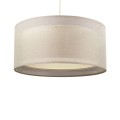 LAMPA WISZĄCA DUO LEN BEŻ
