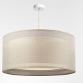 LAMPA WISZĄCA DUO LEN BEŻ