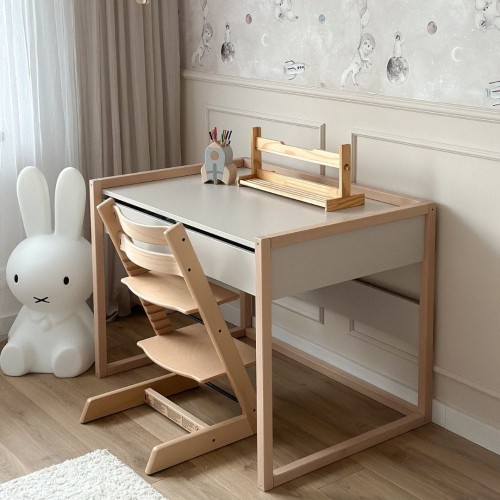 biurko dziecięce basic wood luck kaszmir