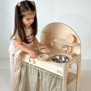 BABYWOOD - WOODEN KITCHEN FOR CHILDREN