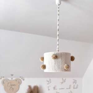 LAMPA SUFITOWA DLA DZIECKA POMPONY - MARMYS FELT STUDIO