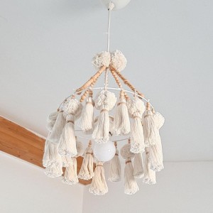 ŻYRANDOL DLA DZIECKA POMPONY I CHWOSTY - MARMYS FELT STUDIO