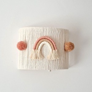 KINKIET ŚCIENNY RÓŻOWA TĘCZA - MARMYS FELT STUDIO