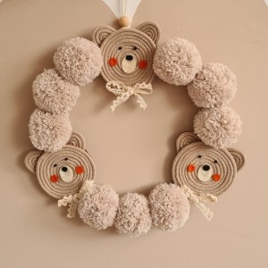 ZAWIESZKA MISIE NA KOLE - MARMYS FELT STUDIO