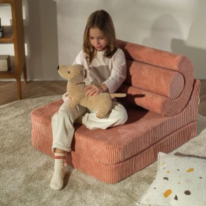 Fotel modułowy dla dzieci Flipster Pink Mousse - Wigiwama