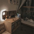 półka do pokoju chłopca w kształcie tira