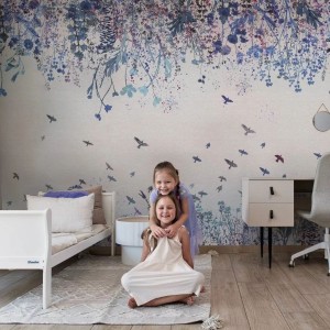 TAPETA DLA DZIEWCZYNKI ŁĄKA MEADOW 3 - MALUMI
