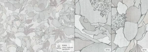 MALUMI PEONIES SAGE GREY - PRÓBKA TAPETY  