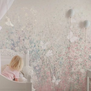 TAPETA DZIEWCZĘCA DAISY POWDER - MALUMI