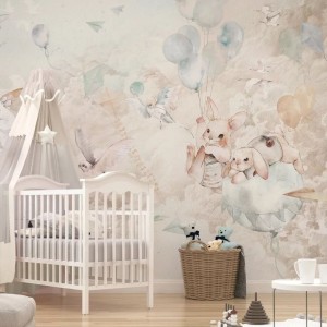 TAPETA DLA DZIECKA DREAM BABY MINT - MALUMI