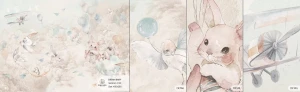 MALUMI DREAM BABY MINT - PRÓBKA TAPETY 