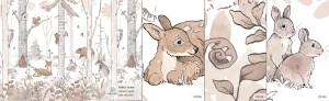 MALUMI MURAL FOREST SEPIA - PRÓBKA TAPETY   