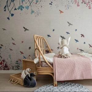 TAPETA DLA DZIEWCZYNKI ŁĄKA MEADOW 1 - MALUMI