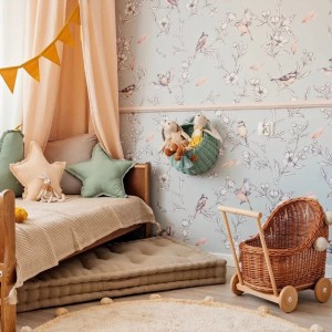 TAPETA SPRING IS COMING MINT - MALUMI