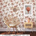tapeta dla dziewczynki w kwiaty wild roses (2).jpg