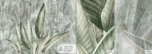 MALUMI JUNGLE LEAVES WARM - PRÓBKA TAPETY 