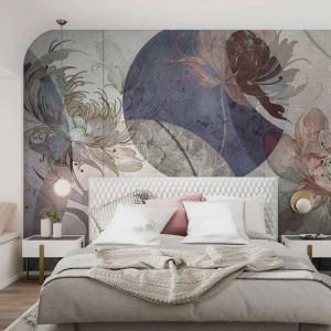 TAPETA SECESIO GEOMETRIC ROSE - MALUMI