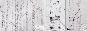 MALUMI WOODS GREY - PRÓBKA TAPETY  
