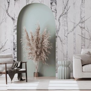 TAPETA WOODS GREY - MALUMI