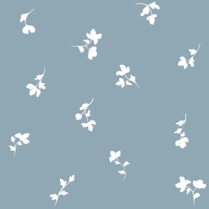TAPETA PARIS FLOWERS BLUE - DEKORNIK