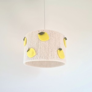 LAMPA SUFITOWA DLA DZIECKA CYTRYNY - MARMYS FELT STUDIO