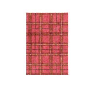DYWANIK TARTAN 90X120 CM VINTAGE RED - LORENA CANALS