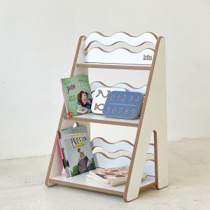 REGAŁ MONTESSORI NA ZABAWKI WAVE S - BABYWOOD 