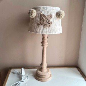LAMPKA NOCNA SAMOLOTY Z POMPONAMI - MARMYS FELT STUDIO