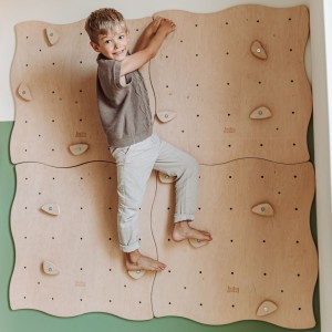 MODUŁOWA ŚCIANKA WSPINACZKOWA DO POKOJU DZIECKA - BABYWOOD