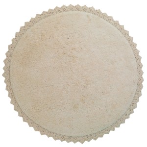 DYWAN DZIECIĘCY OKRĄGŁY Z WYKOŃCZENIEM NA SZYDEŁKU PERLA SABLE - NATTIOT