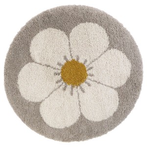 DYWAN DZIECIĘCY OKRĄGŁY BOHEMIAN DAISY BEIGE - NATTIOT