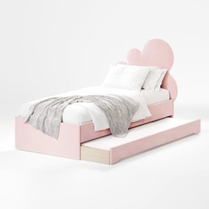 MINKO - ŁÓŻKO TAPICEROWANE DLA DZIECKA DOUBLE BED CHMURKA CLOUD