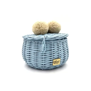 WIKLINOWA SZKATUŁKA DUŻA BABY BLUE