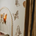 drewniane motylki na ścianę do pokoju dziewczynki