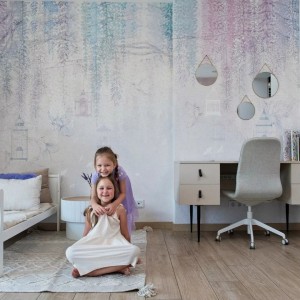 TAPETA DLA DZIEWCZYNKI WISTERIA KIDS COTTON CANDY - MALUMI