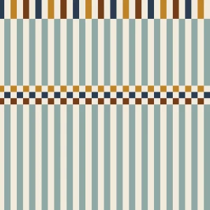 TAPETA STRIPES HAPPY GREEN AND 3 COLOURS - DEKORNIK