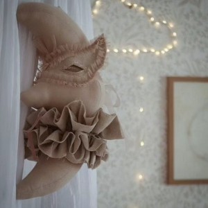 Dekoracja do pokoju dziecka Księżyc beżowy Magic Night – Love Me Decoration