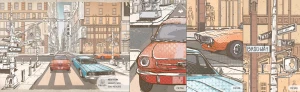 MALUMI NEW YORK RETRO - PRÓBKA TAPETY