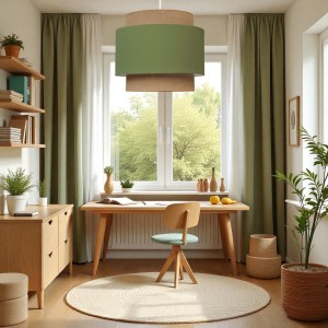 LAMPA SUFITOWA BOHO OLIWKA
